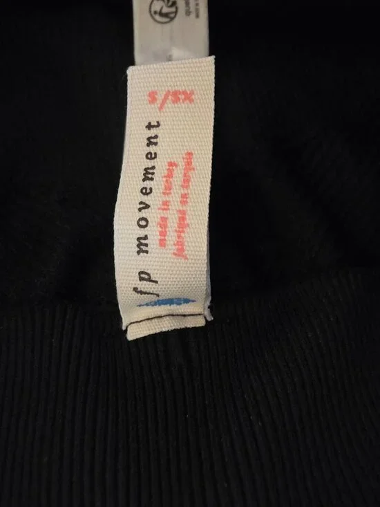 Free People FP Movement Long Haul Leggings NWOT Black Small - Picture 7 of 12